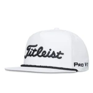 Titleist Golf rope hat flat bill OS